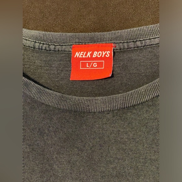 Full Send Rona Season Szn Nelk Boys Blue Washed Short Sleeve Tee Logo L - Picture 4 of 9